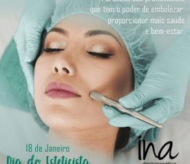 18 DE JANEIRO – DIA DO ESTETICISTA